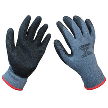 Load image into Gallery viewer, Dekton Grey Latex Worker Gloves Large
