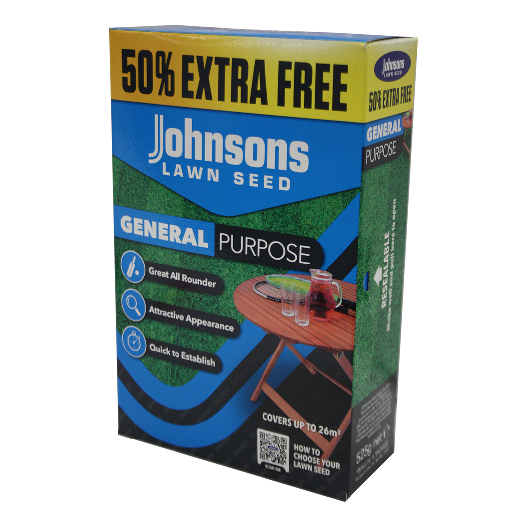Johnson's General Purpose Lawn Seed 525g