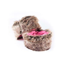 Load image into Gallery viewer, Fur Boot Liners Grey/Candy