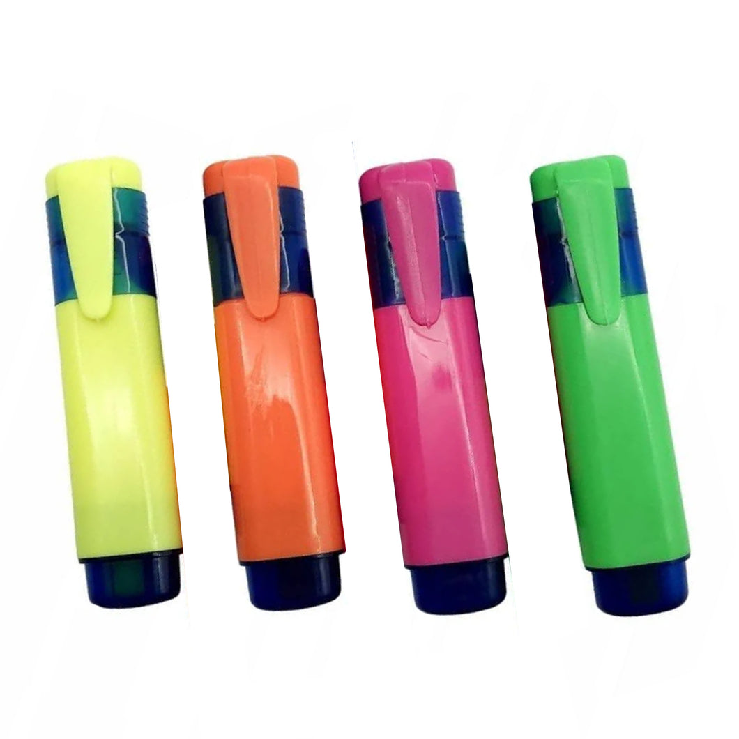 A* Stationery Chunky Highlighters 4 Pack