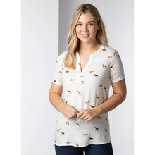 Load image into Gallery viewer, Ladies Short Sleeve Blouse