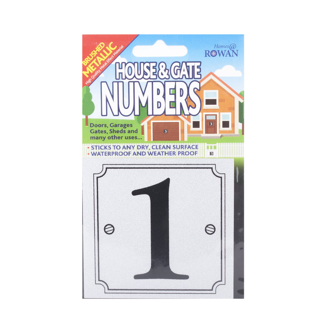 Black & Silver - House & Gate Numbers