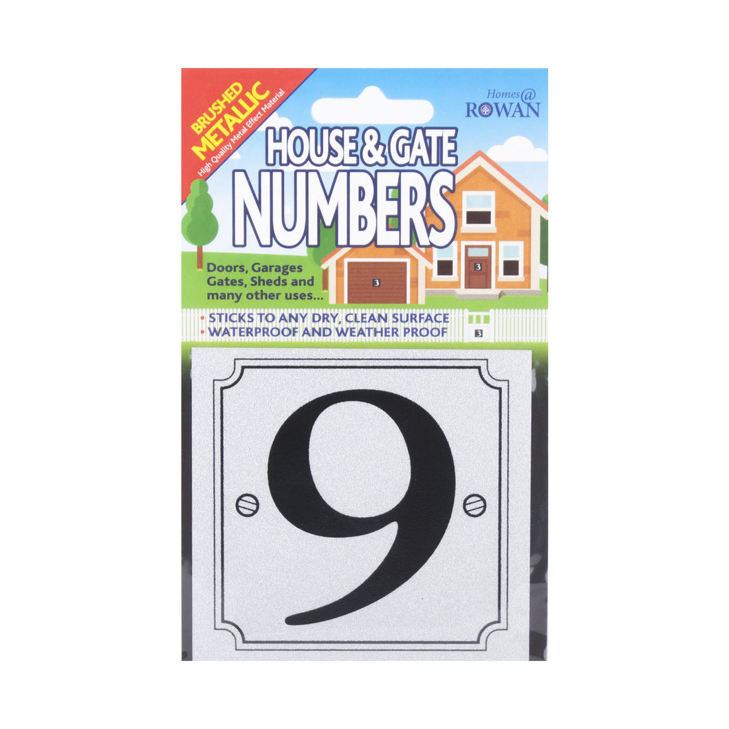 Black & Silver - House & Gate Numbers