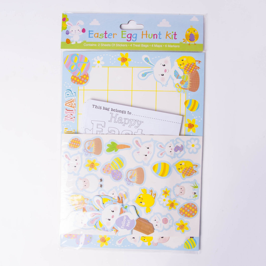 Easter Egg Hunt Kit - Map, Stickers