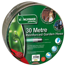 Load image into Gallery viewer, Kingfisher Gardening 30m Reinforced Garden Hose