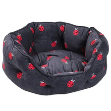 Load image into Gallery viewer, Oval Dog Beds Ladybird Design