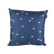 Load image into Gallery viewer, Rydale Wistow Cushion Medium Navy Horse
