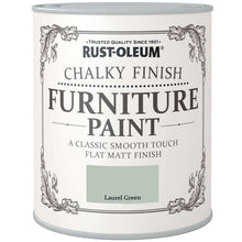 Load image into Gallery viewer, Chalky Finish Furniture Paint 750ml Laurel Green