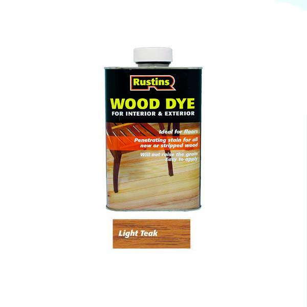 Wood Dye Interior & Exterior Stain light teak