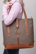 Load image into Gallery viewer, Lucinda Tweed Snaffle Tote Bag Sally Carrying