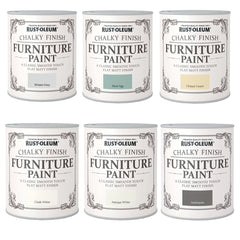 Wickes Flat Matt Furniture Paint - White - 750ml