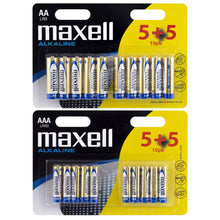 Load image into Gallery viewer, Marell Alkaline AA &amp; AAA Batteries 5+5 Pack
