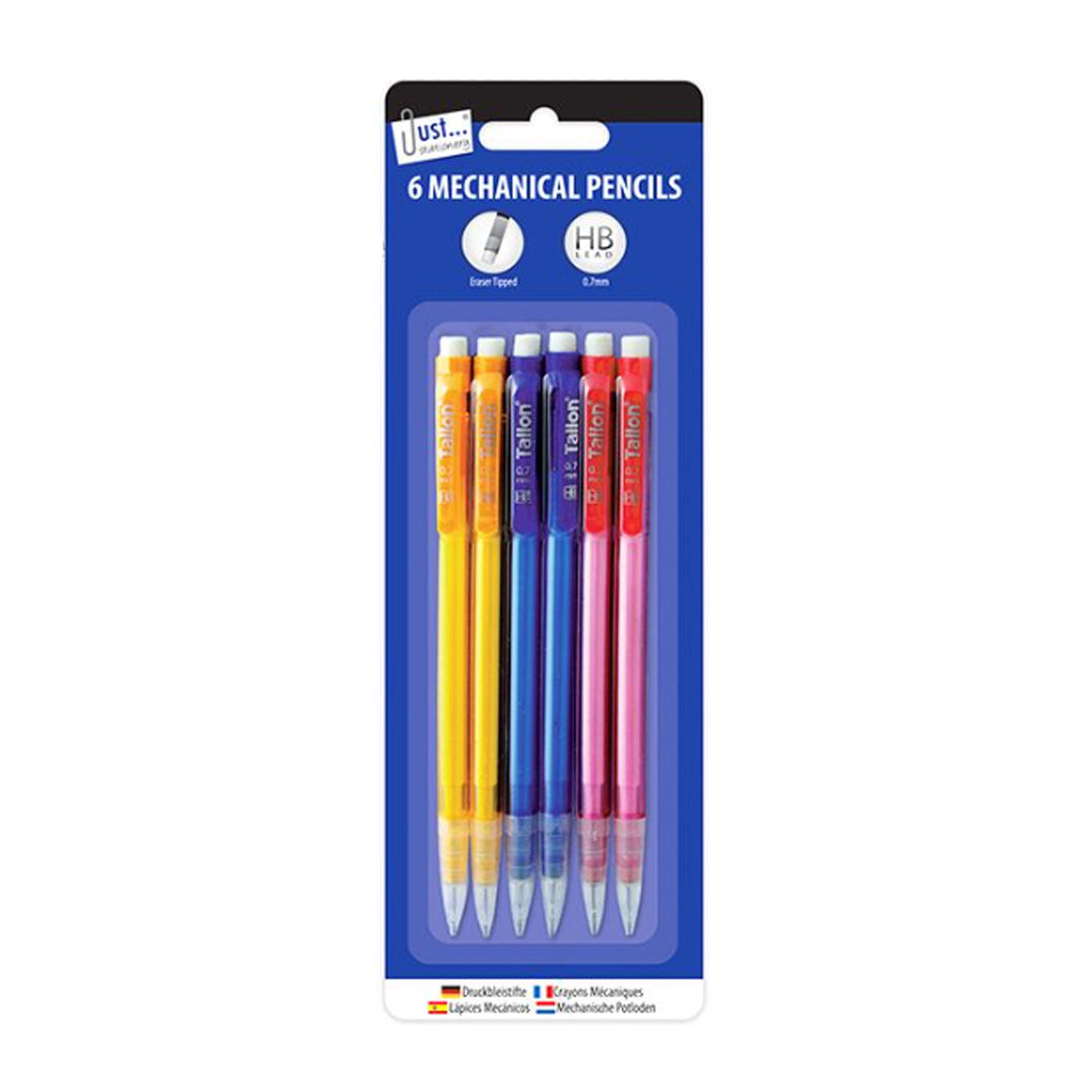 Just Stationery Mechanical Pencil 6 Pack