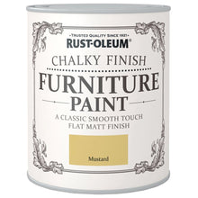 Load image into Gallery viewer, Chalky Finish Furniture Paint 750ml Mustard