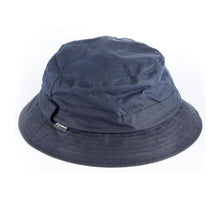 Load image into Gallery viewer, Waxed Cotton Bush Hat navy
