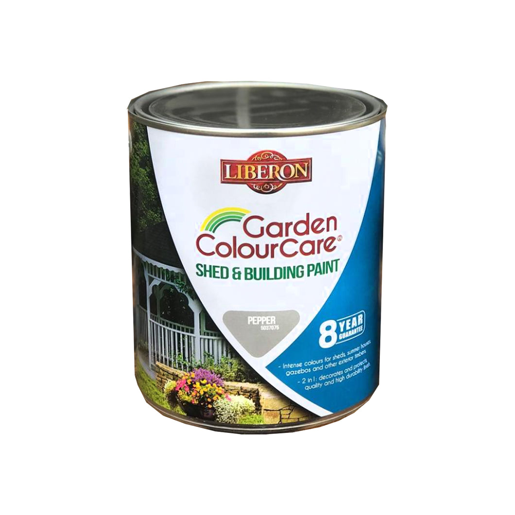 Liberon Pepper Garden Shed & Building Paint 1L