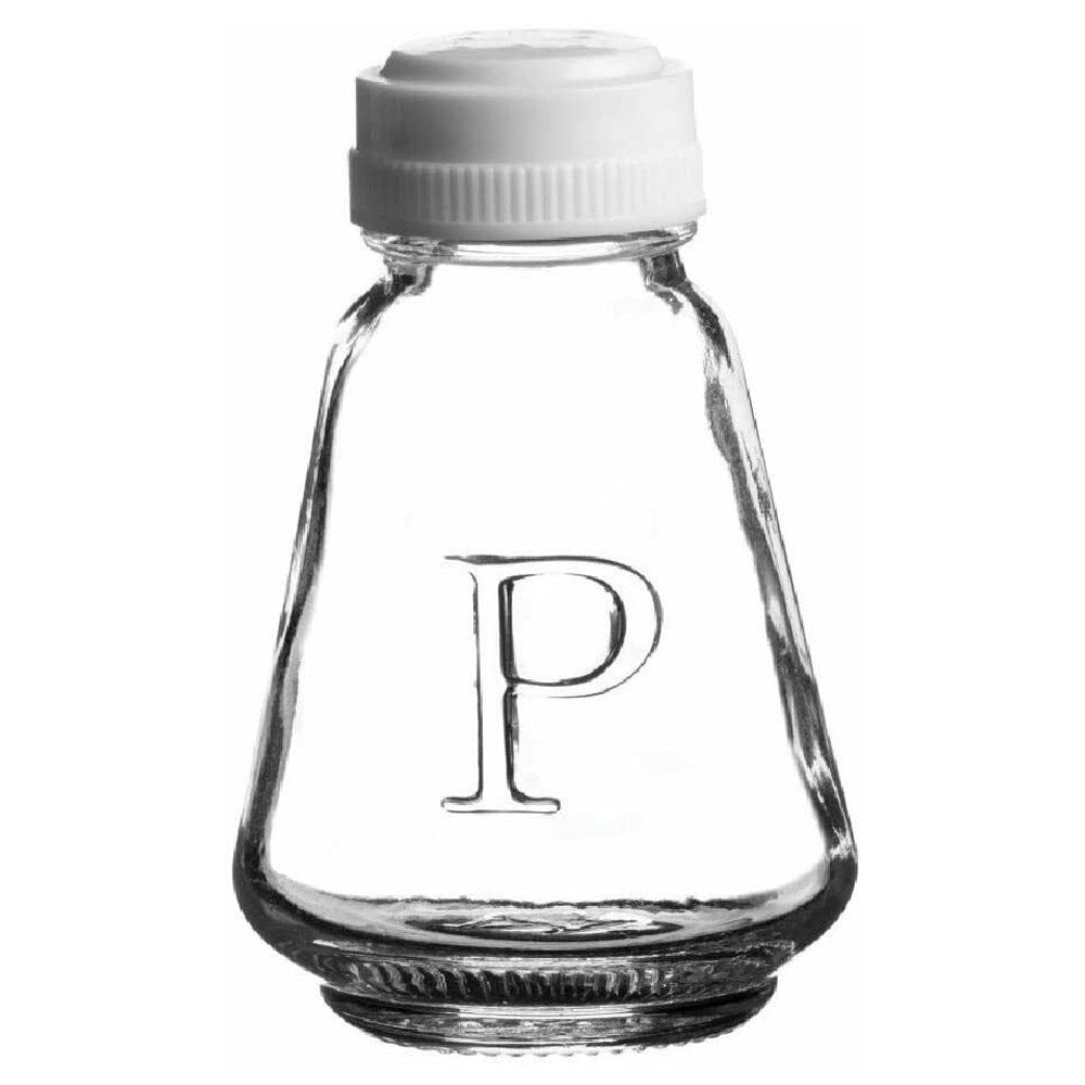Choice of Salt, Pepper or Vinegar Glass Jars With Plastic Lids