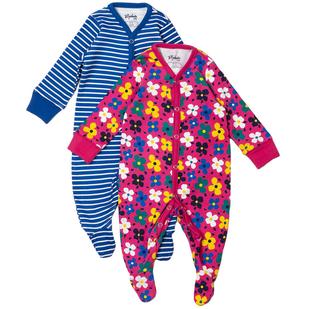 Baby Sleepsuits (2 Pack)