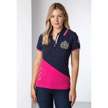 Load image into Gallery viewer, Ladies Cotton Diagonal Polo Shirt
