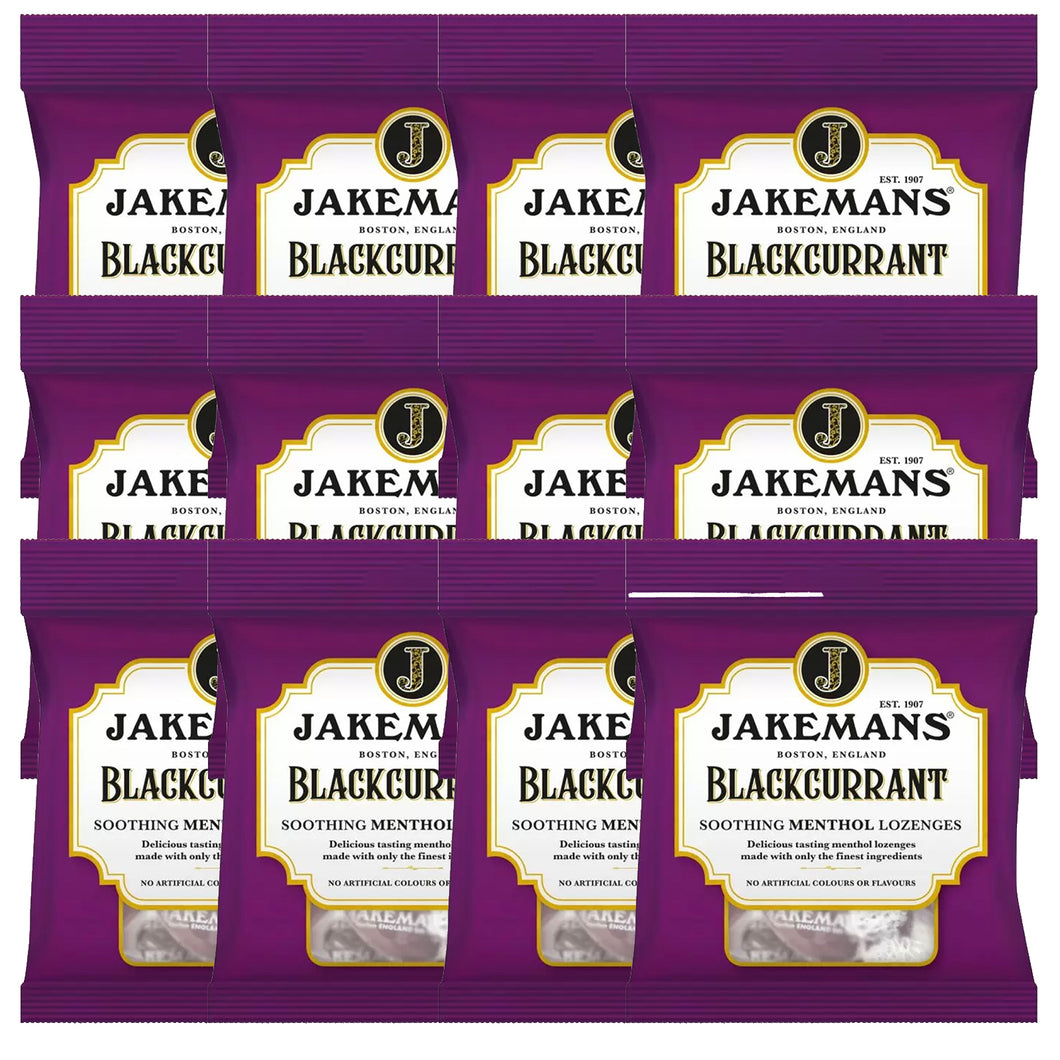 Jakemans Blackcurrant Lozengers 73g x 12