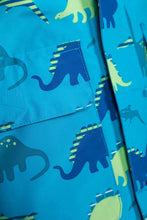 Load image into Gallery viewer, Dinosaur Blue - Children&#39;s Patterned Raincoat
