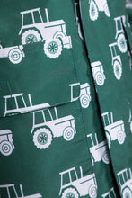 Load image into Gallery viewer, Tractor Green - Children&#39;s Patterned Raincoat
