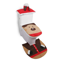 Load image into Gallery viewer, Christmas Reindeer Toilet Seat Cover
