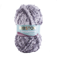 Load image into Gallery viewer, Charcoal &amp; Silver Ribston Snugglesome Chunky Knit Wool