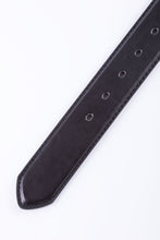 Load image into Gallery viewer, Black - Bonded Leather Belt
