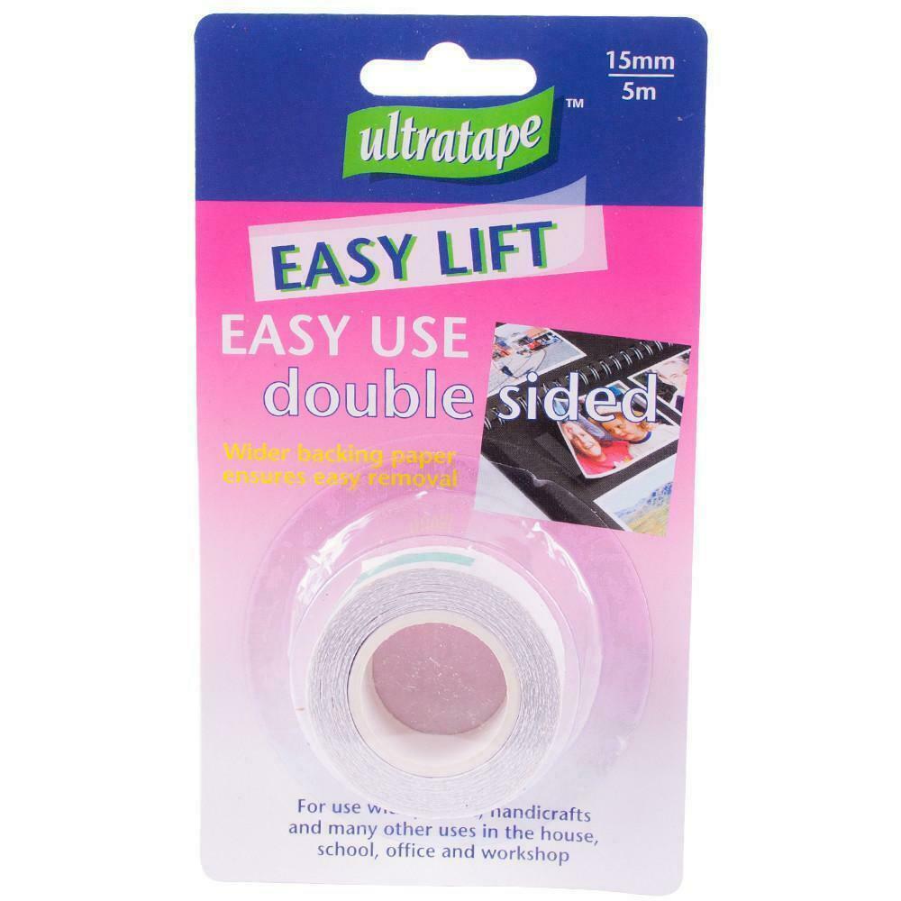 Easy Lift Double Tape Sided 15mm X 5m