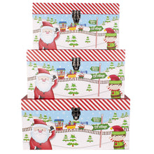 Load image into Gallery viewer, Festive Santa&#39;s Train Christmas Eve Boxes
