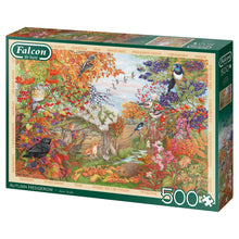 Load image into Gallery viewer, Falcon Autumn Hedgerow 500 Piece Jigsaw
