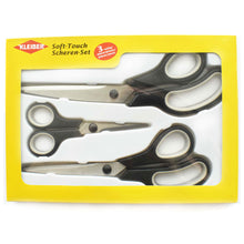 Load image into Gallery viewer, Box Of 3 Pairs Soft Touch Scissors