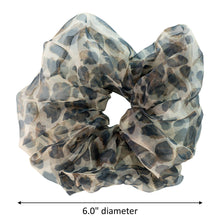 Load image into Gallery viewer, Scunci by Conair XL Twister Leopard Scrunchie