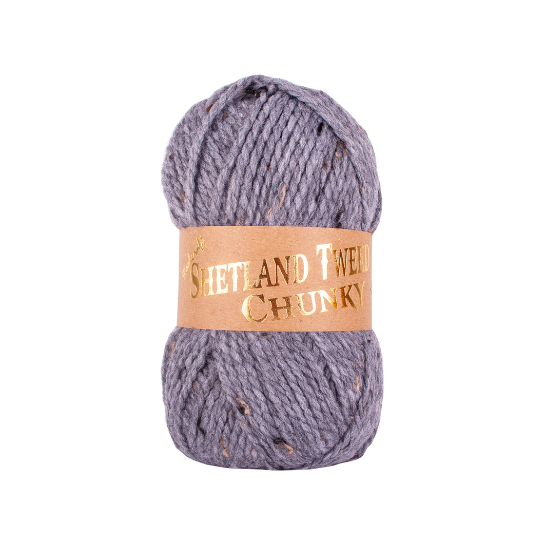 Norfolk/Grey - Woolcraft Shetland Tweed Chunky Wool