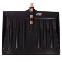 Load image into Gallery viewer, Black Snow Shovel With Wooden Handle

