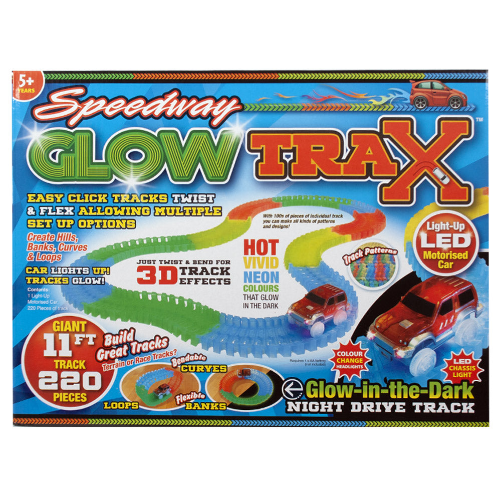 Speedway Glow-In-The-Dark Night Drive Track 