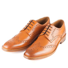 Load image into Gallery viewer, Rydale Men&#39;s Surrey Brogue Shoe with Leather Soles