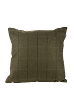 Load image into Gallery viewer, Olive Pink Tweed Cushion