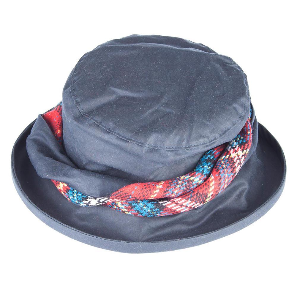 Navy - Rydale Twisted Band Wax Hat