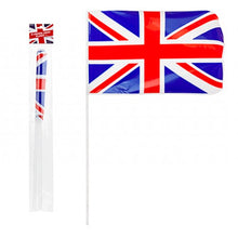 Load image into Gallery viewer, Plastic Union Jack Flag 12x8&quot; 4 Pack
