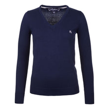 Load image into Gallery viewer, V Neck Sweater Navy
