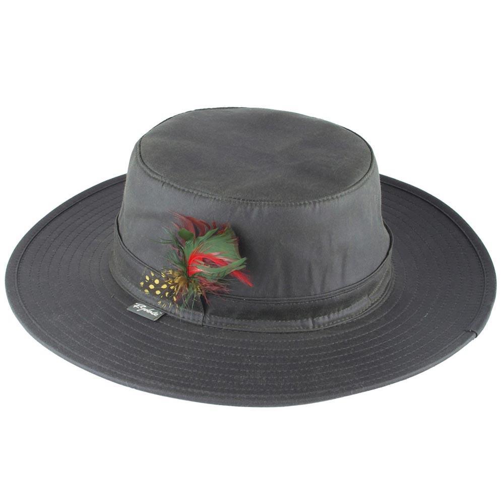 Rydale Men's Wide Brimmed Waxed Cotton Hat