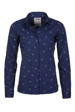 Load image into Gallery viewer, Horse Shoe Navy - Wistow Printed Shirt
