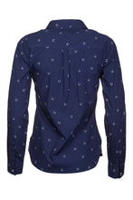 Load image into Gallery viewer, Horse Shoe Navy - Wistow Printed Shirt
