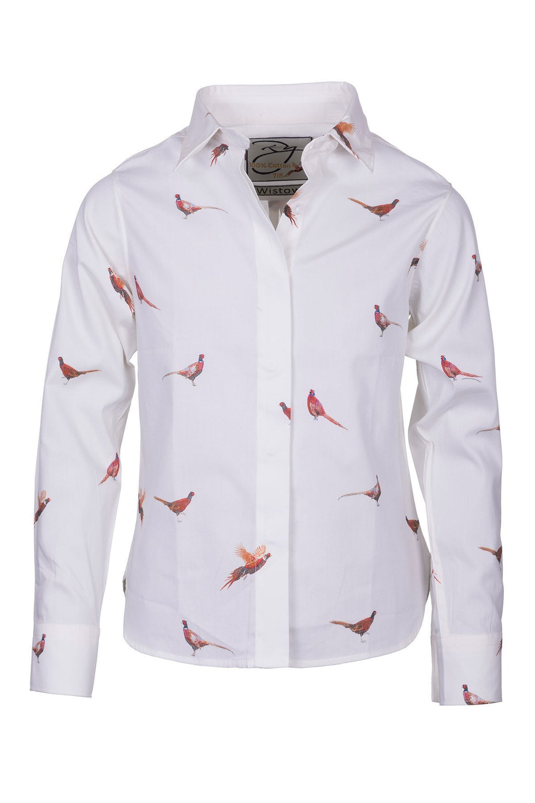 Pheasant White - Girls Wistow Printed Shirt
