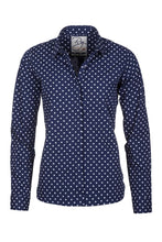 Load image into Gallery viewer, Spotty Navy - Wistow Printed Shirt

