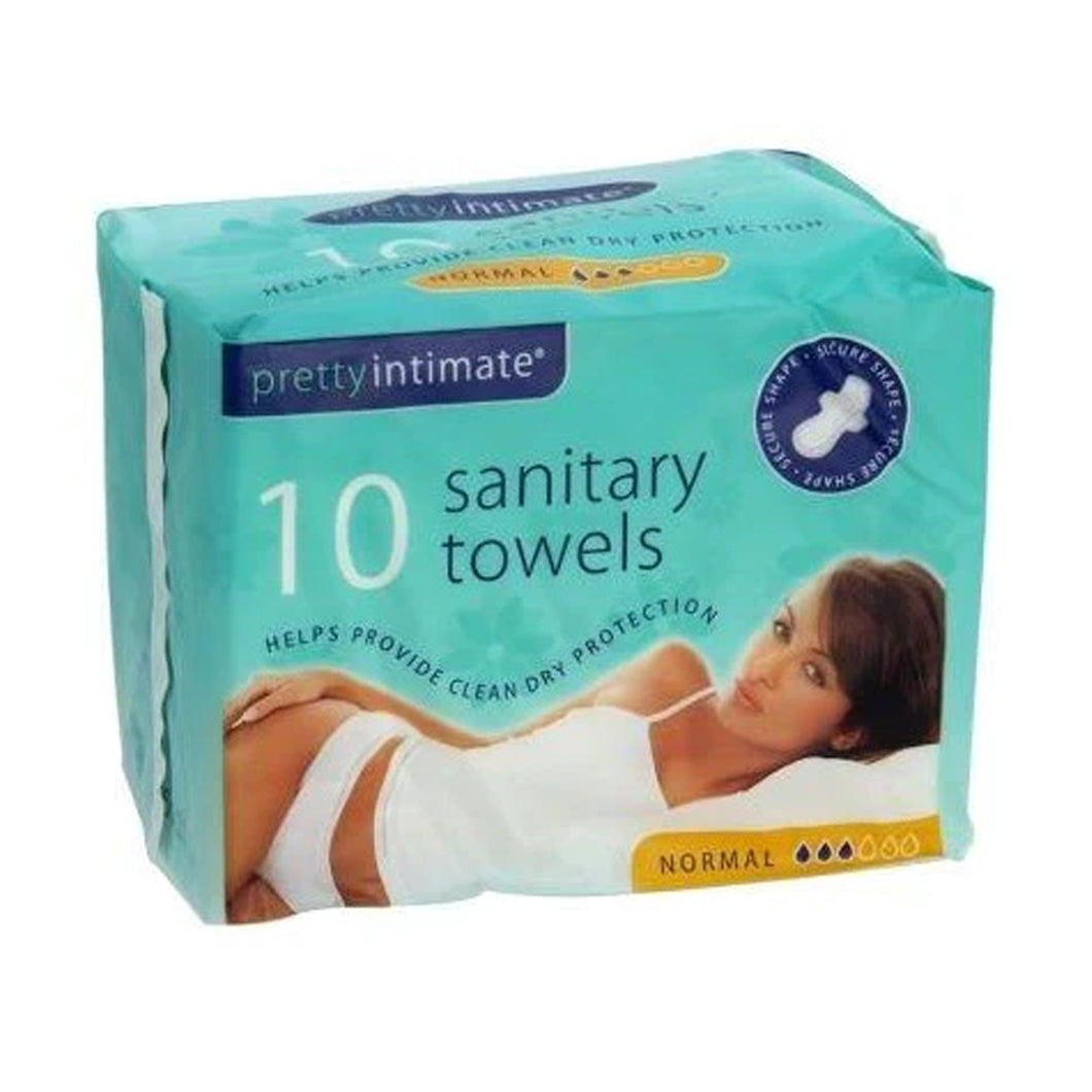 Pretty Intimate Sanitary Towels Normal 10 Pack