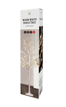 Load image into Gallery viewer, Festive Magic Warm White Birch Tree 180cm
