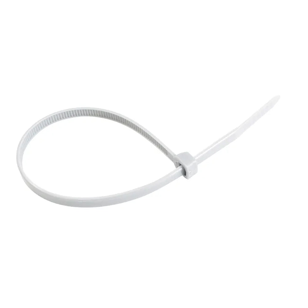 Dekton 4.8mm x 200mm White Cable Ties 100 Pack